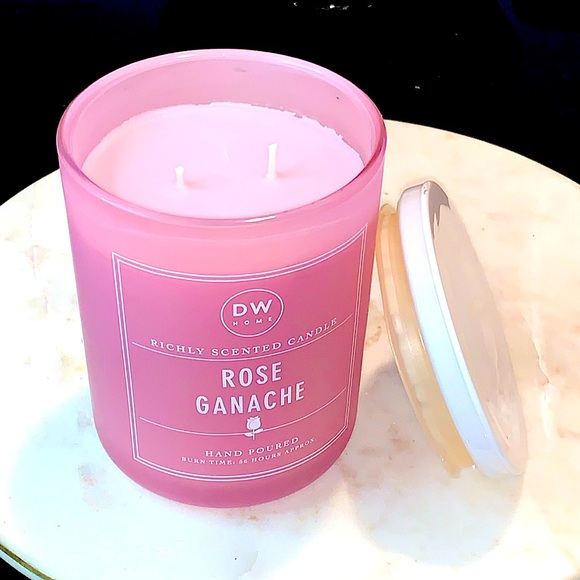 DW HOME CANDLE ROSE GANACHE 2 WICK RICHLY SCENTED NEW 15.3 oz - Picture 2 of 4